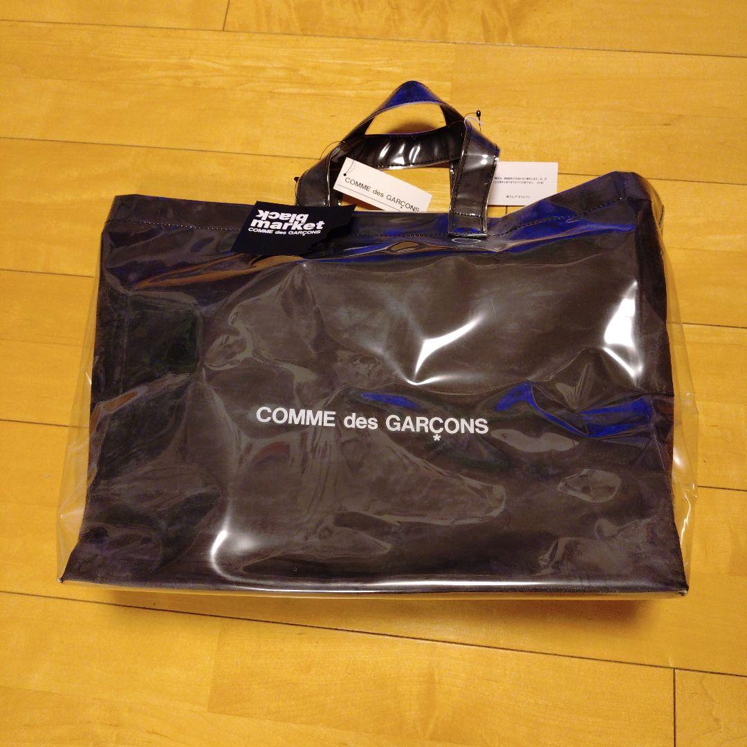 COMME des GARÇONS pvc トートバッグ ブラック