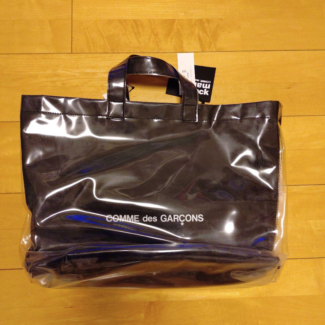 COMME des GARÇONS pvc トートバッグ ブラック