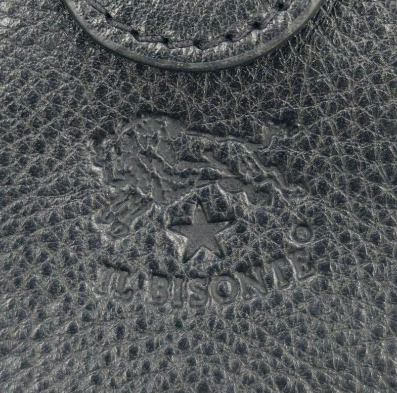 【美品 高級◎】イルビゾンテ 長財布 ラウンドジップ 本革 イタリア製 黒 袋付