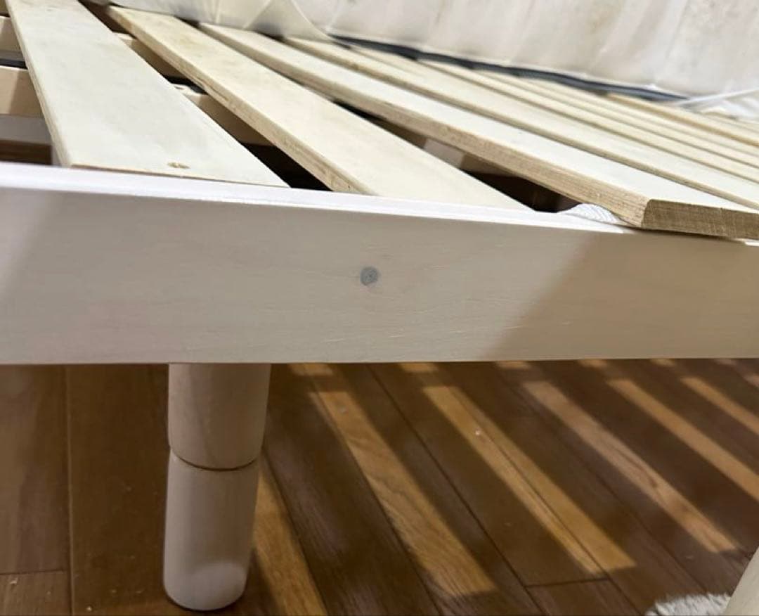 ニトリ　天然木　すのこベッドフレーム