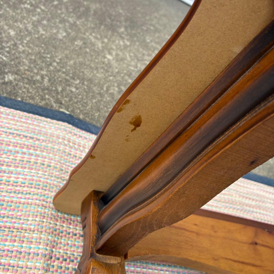 【送料込】アンティーク家具　大理石調　猫脚 コンソール 台　テーブル レトロ