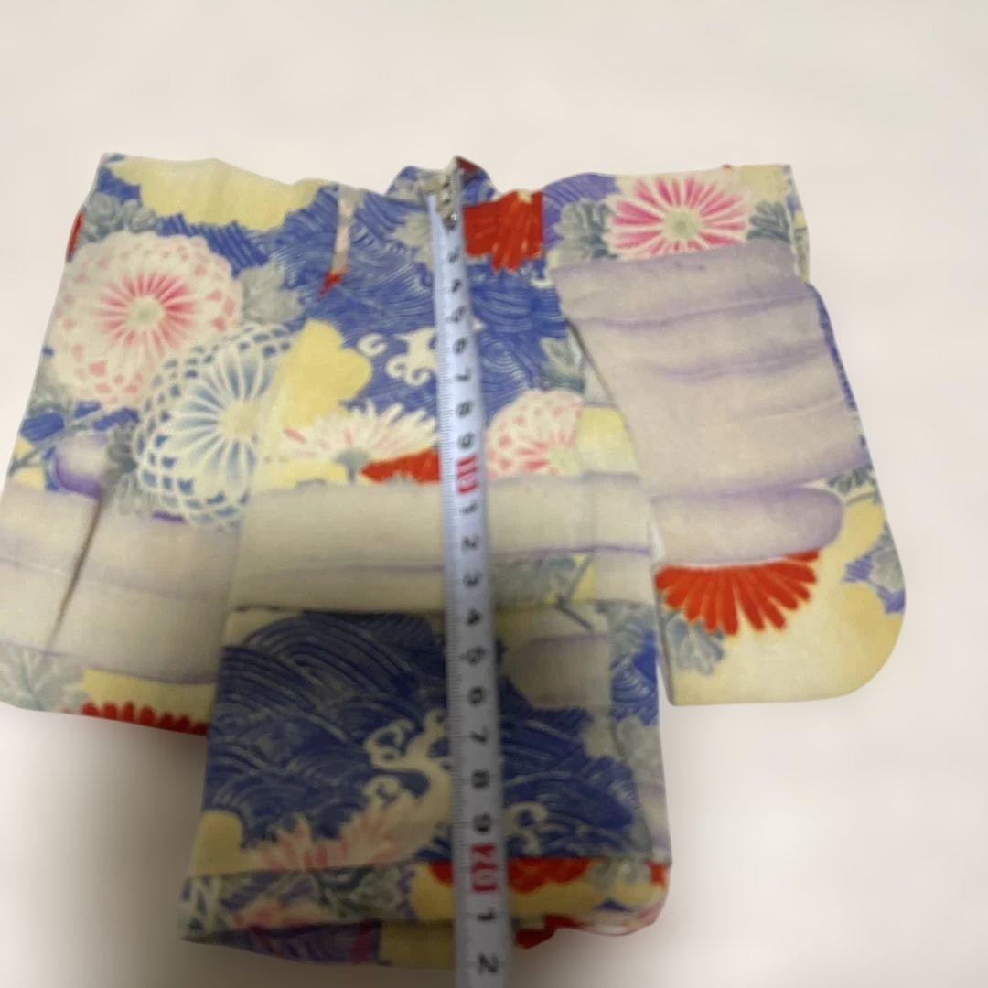 市松人形の着物　江戸縮緬　３号　11607