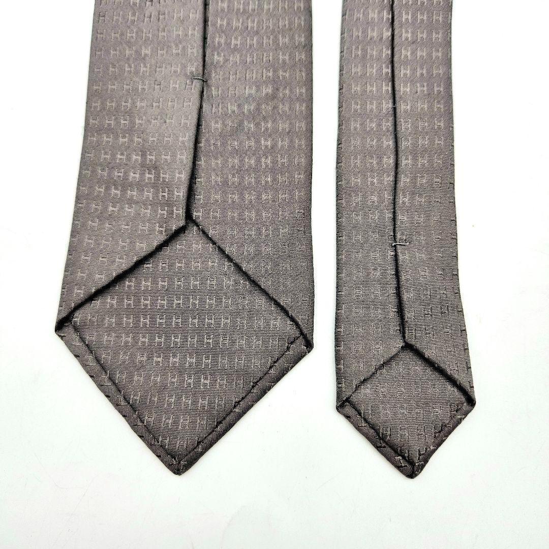 HERMES H柄 ネクタイ　〈514-2〉