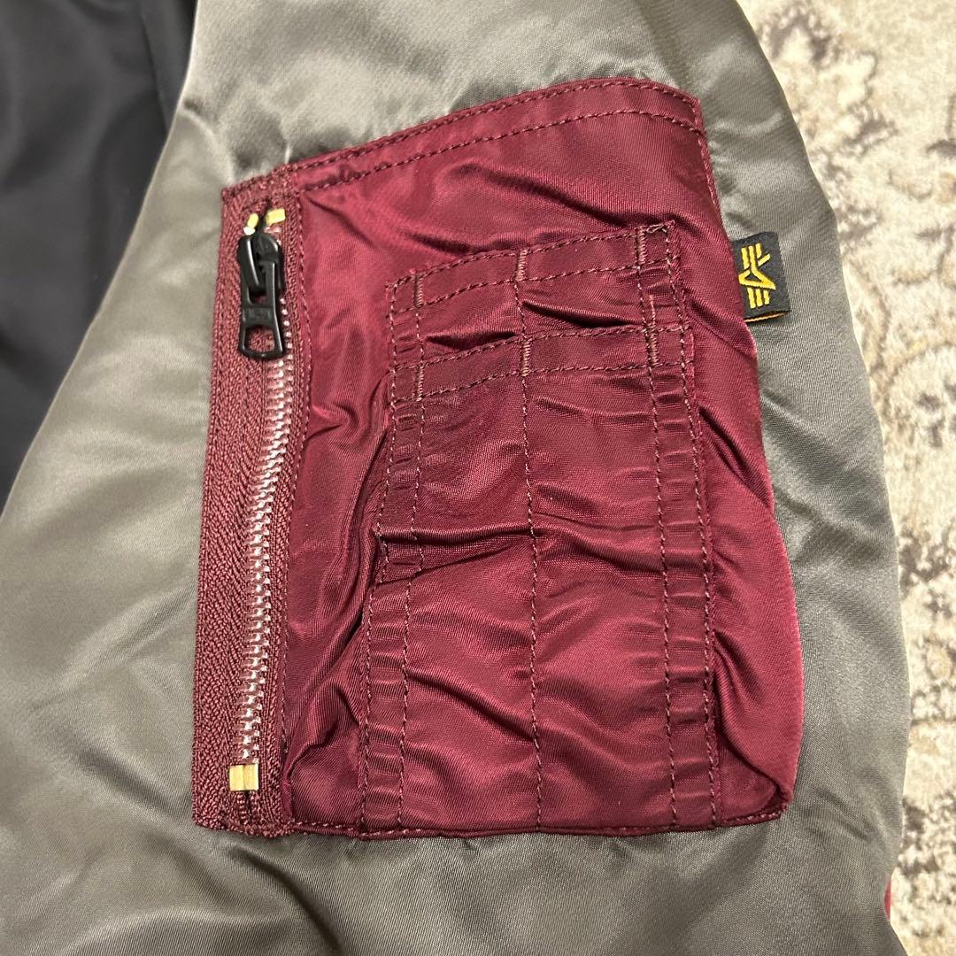 ALPHA アルファ MA-1 COLOR BLOCKED リバーシブル　3L