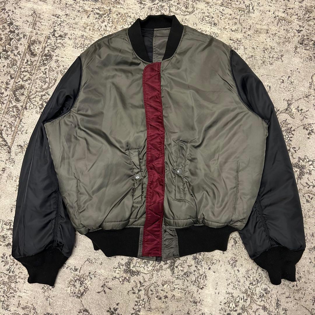 ALPHA アルファ MA-1 COLOR BLOCKED リバーシブル　3L