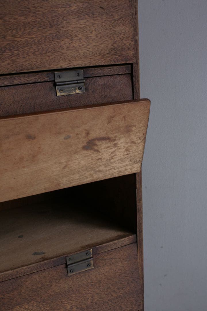 パタパタ棚 収納棚 古家具 アンティーク ヴィンテージ家具