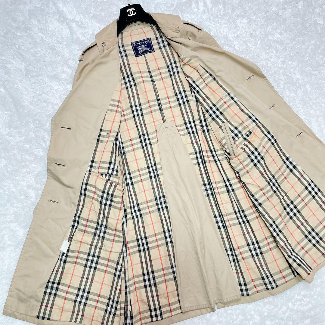 ✨バーバリーロンドン✨トレンチコート　ノバチェック　ベルト　ダブルブレスト英国製