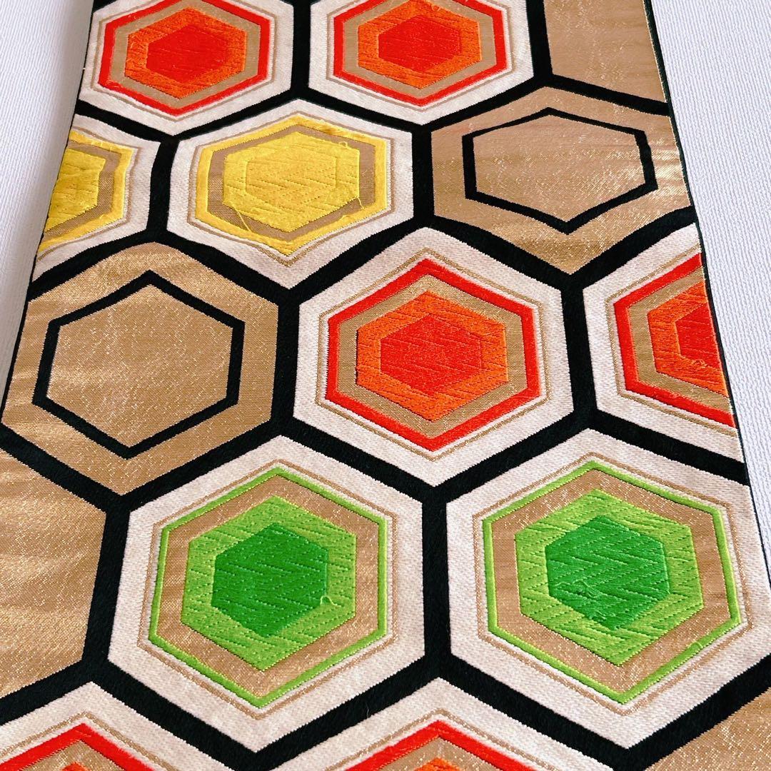 フルセット　七五三７歳女の子　昭和レトロ　着物＆帯＆長襦袢＆小物　緑　蝶