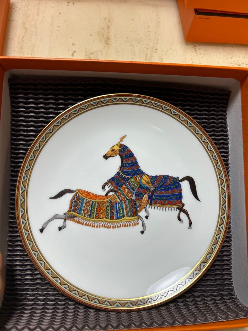 エルメス　シュヴァルドリアン　馬柄プレート3枚