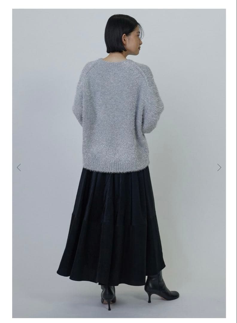 新品未使用 1er Arrondissement ラメシャギーニットプルオーバー