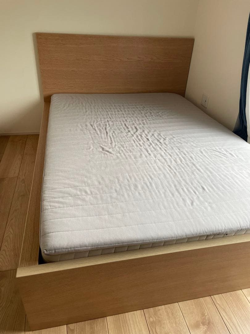 IKEA イケア　マルム　ベッドフレーム 収納付き140x200
