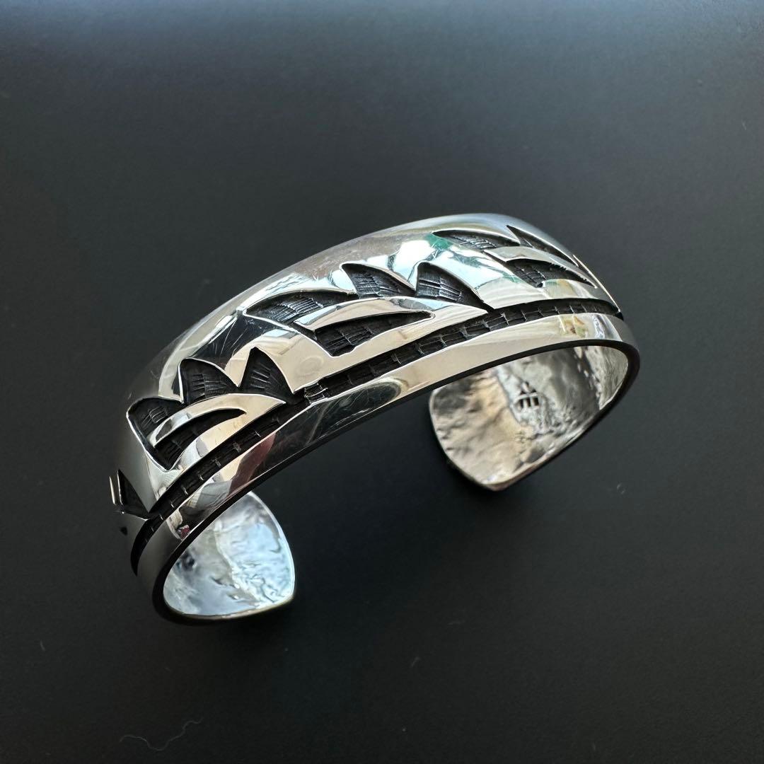 HOPI Bernard Dawahoya オーバレイ バングル