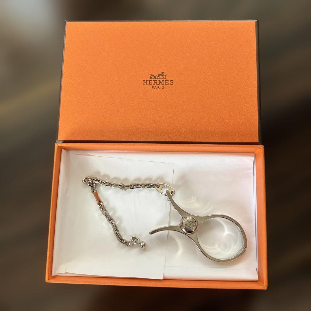 専用です　HERMES グローブホルダー　メタル　シルバー