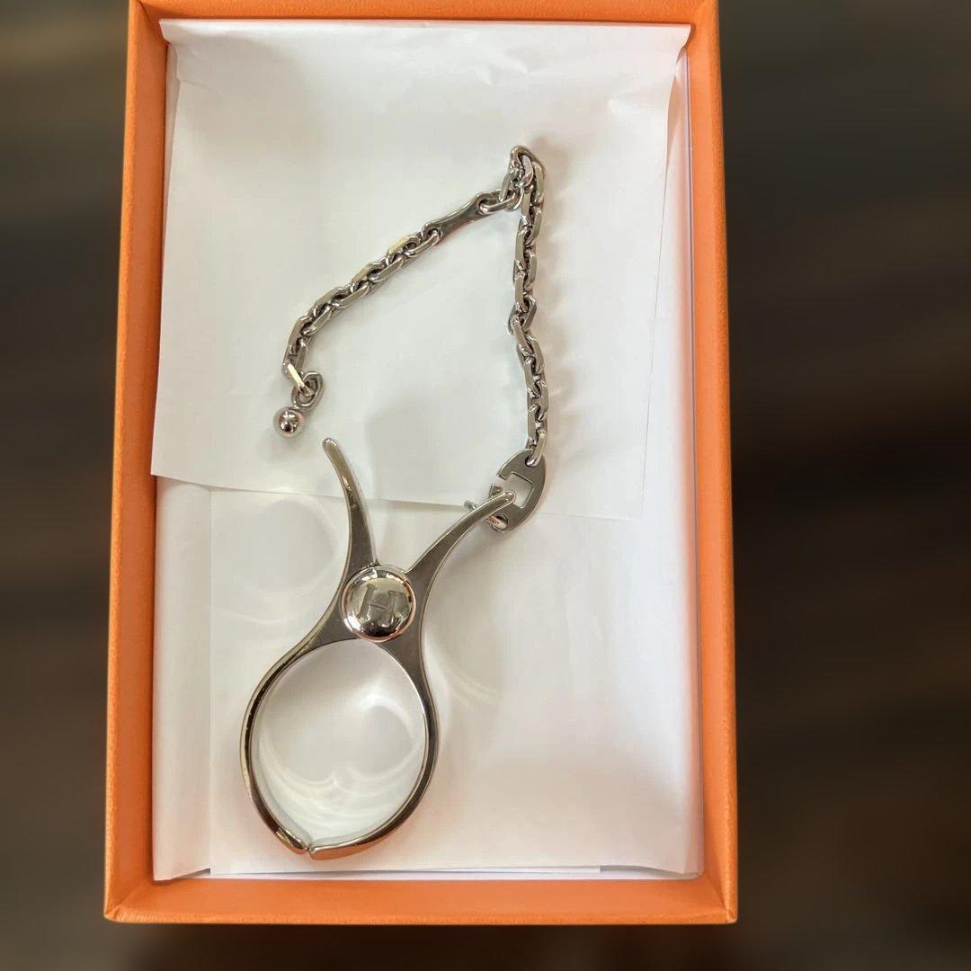 専用です　HERMES グローブホルダー　メタル　シルバー