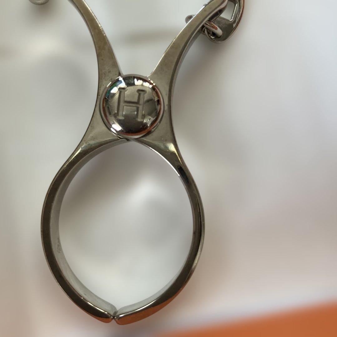 専用です　HERMES グローブホルダー　メタル　シルバー