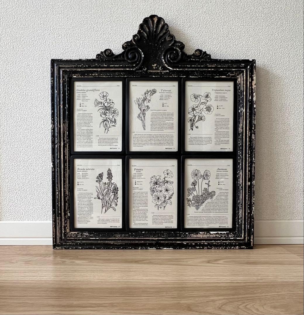 ダルトン　アンティーク調フォトフレーム　6インワン