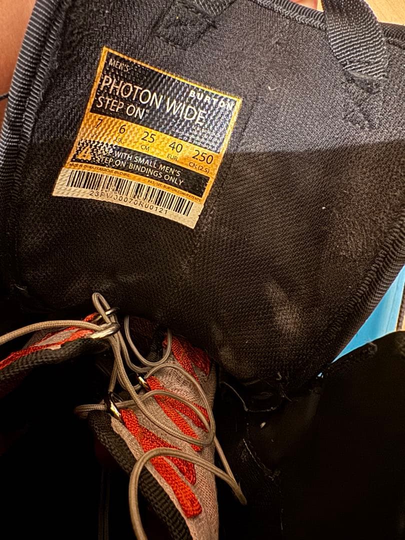 BURTON ステップオン　ブーツ　フォトン25センチ