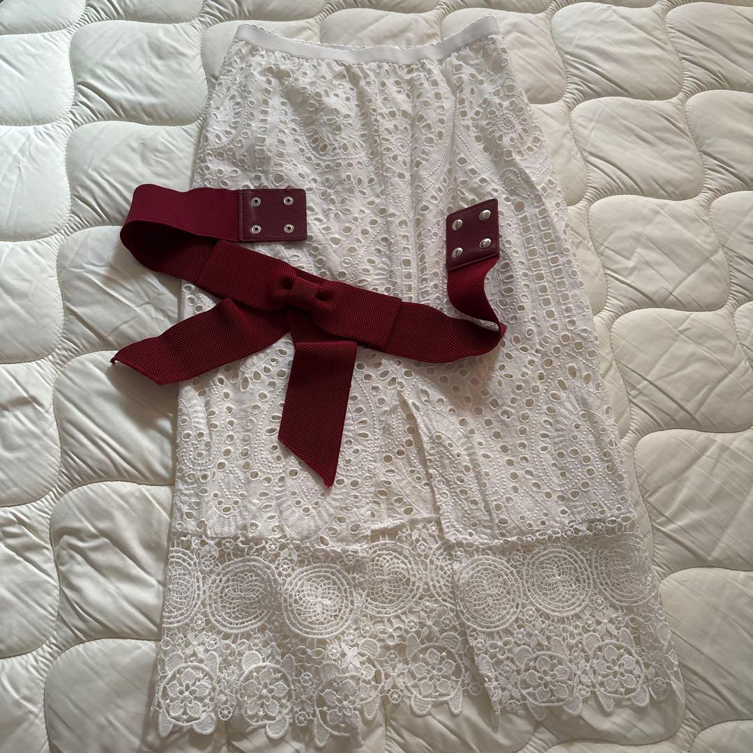 希少アイテム cheap!!by vaNiteペプラムレイヤードデニムワンピース