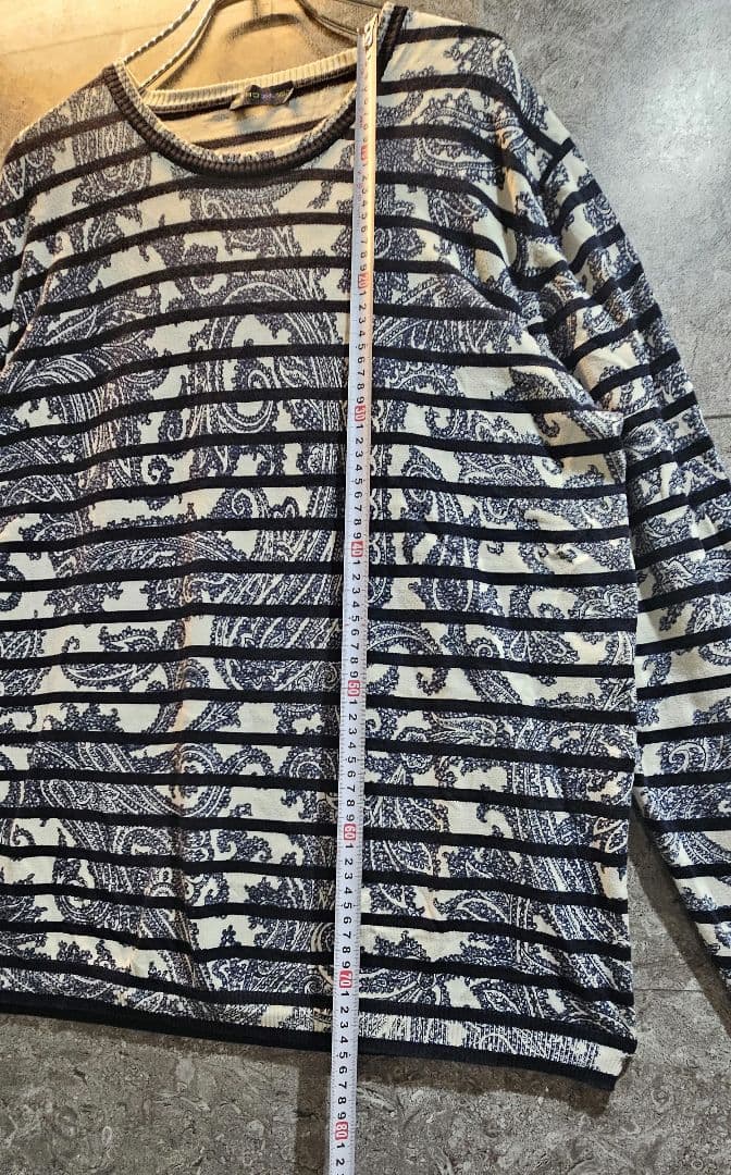 【極美品】 ETRO エトロ イタリア製 ペイズリー柄 長袖シャツ 3XL日本L