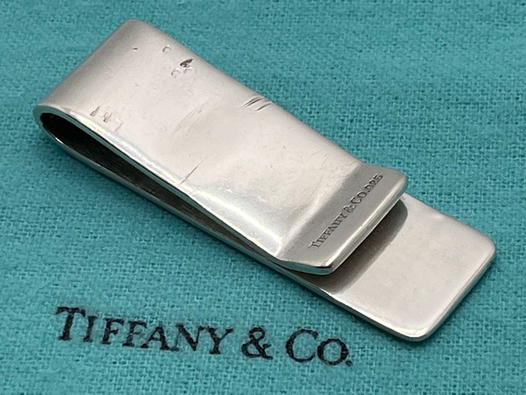 c343 希少　オールド　ティファニー　1837 マネークリップ　シルバー925
