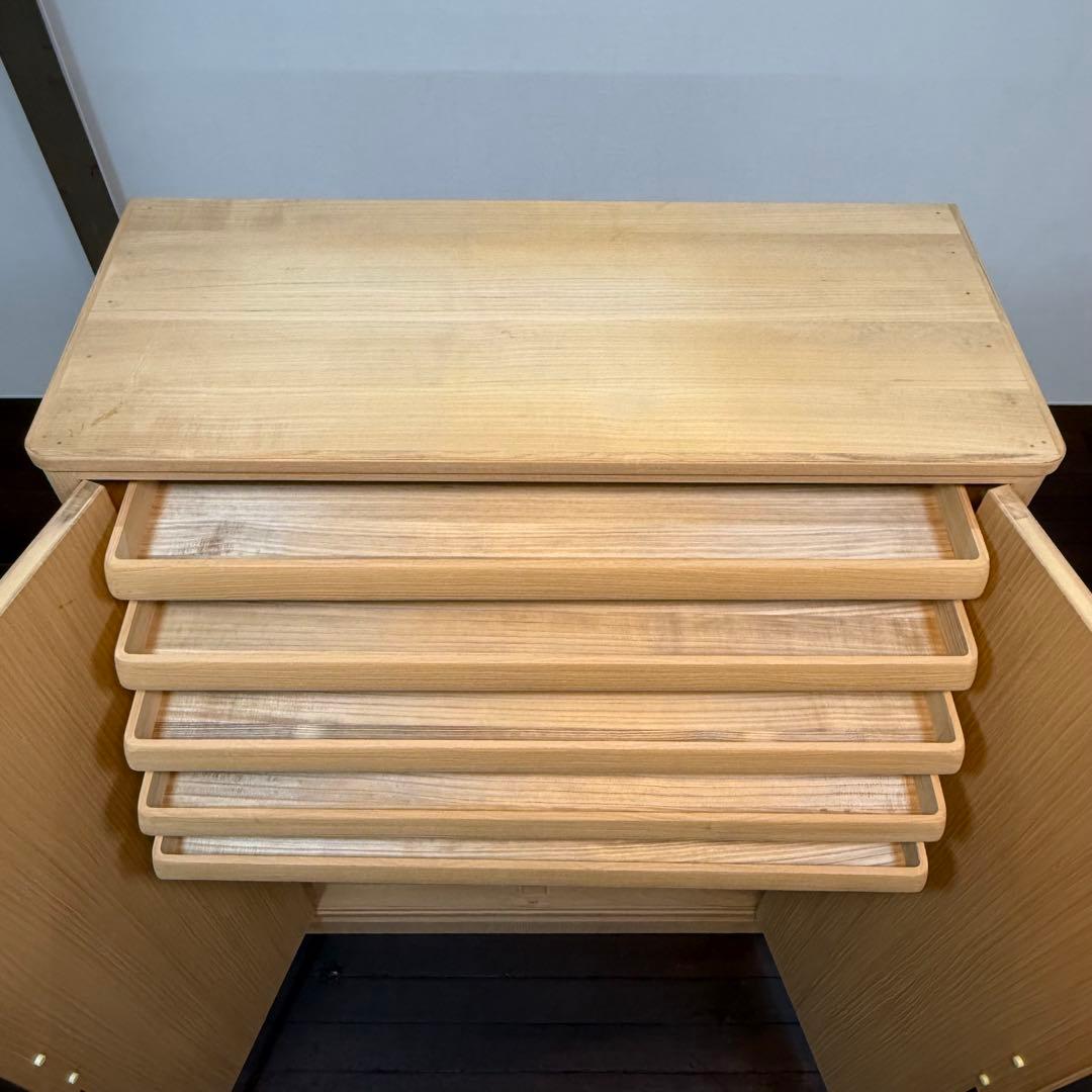 H112K19 伝統工芸 紀州箪笥 鍵付き 総桐箪笥 無垢材