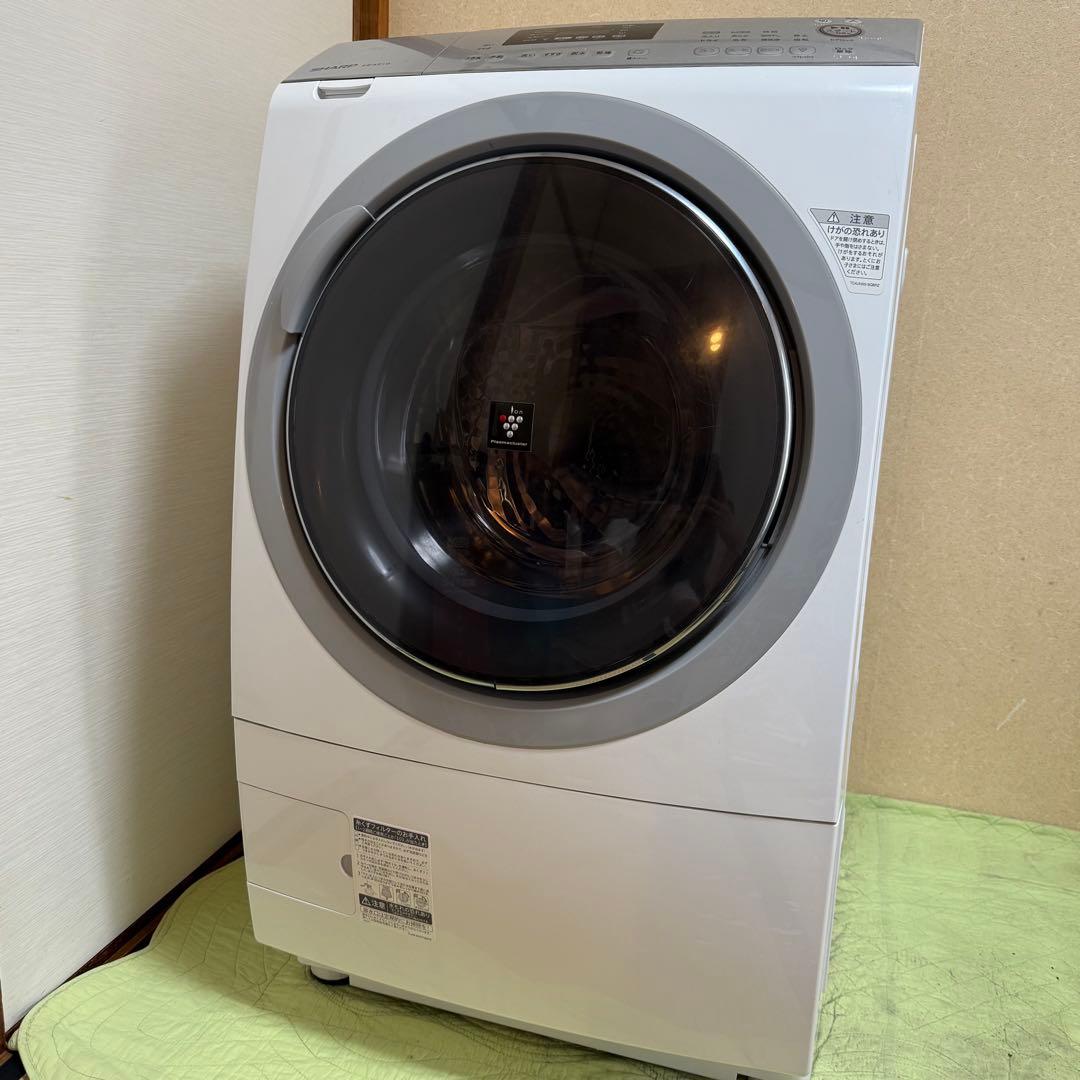 【説明文必須】SHARP シャープ　ドラム式電気洗濯乾燥機　ES-A210-SR