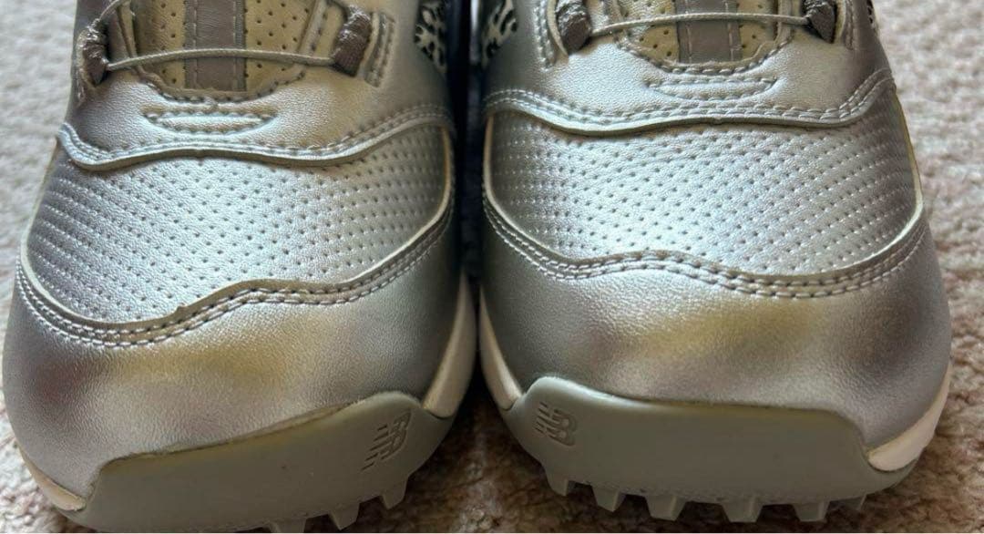 ニューバランス WGBS574 ゴルフシューズ ボアレオパード 23cm 新品