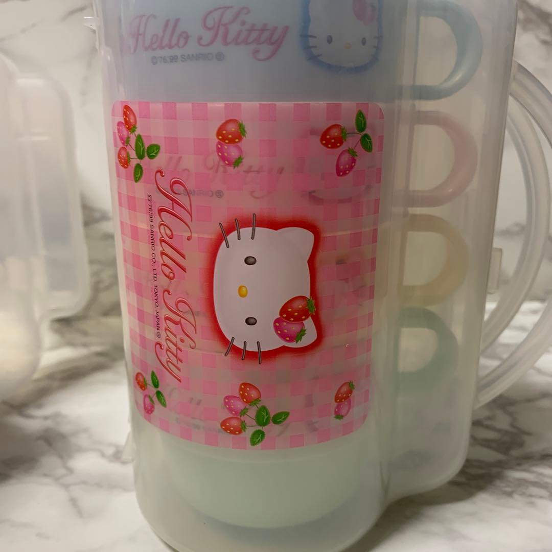 カオハナ　ハローキティ　スタックコップ7Pセット(ケース付) アウトドア