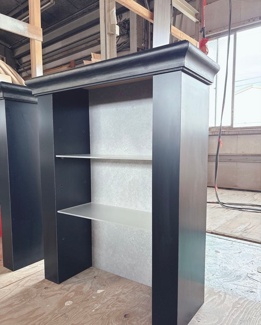 新品完成品 海外風マントルピース ディスプレイラック