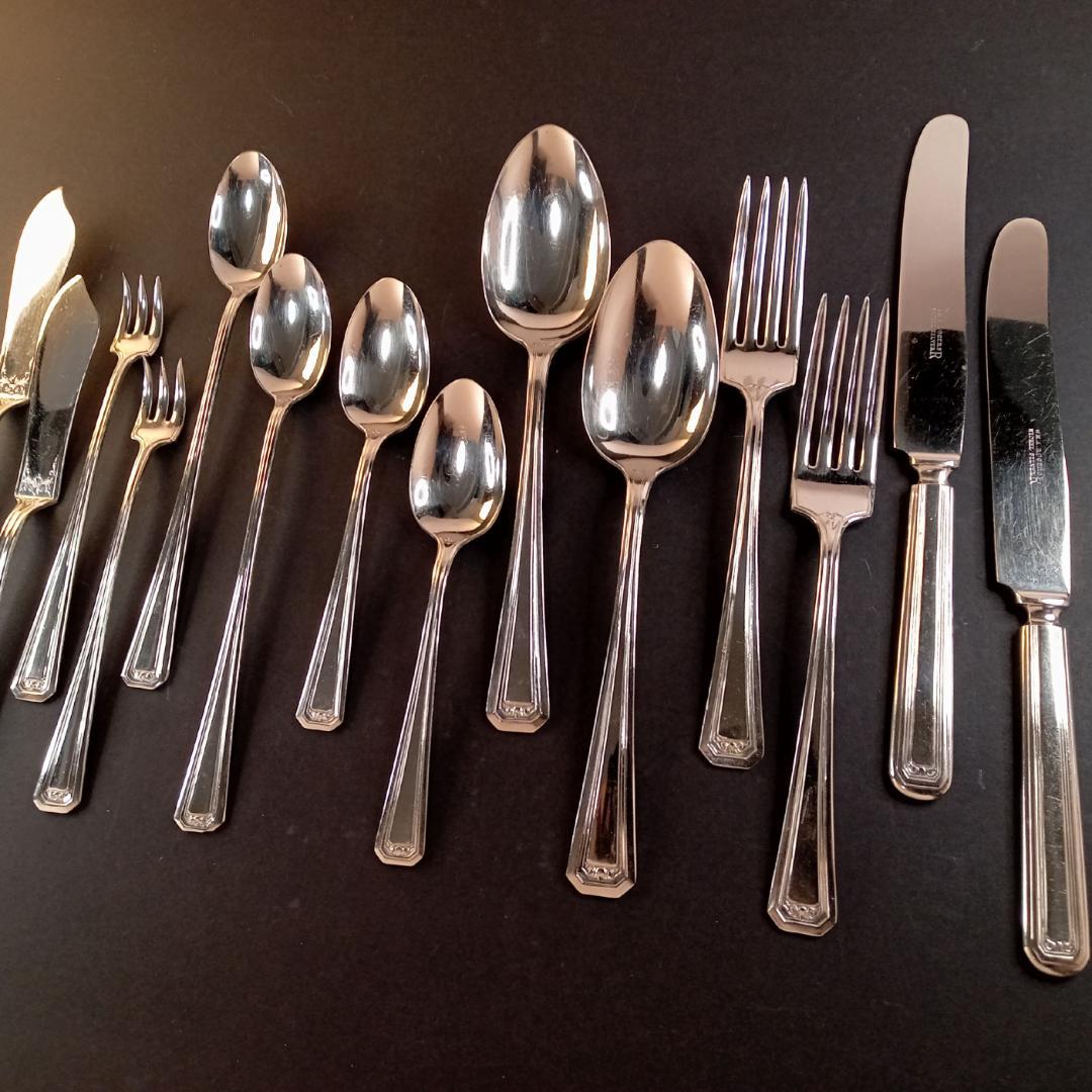 アールデコ1930年代WM ROGERSカトラリー アメリカ 14本シルバーPL