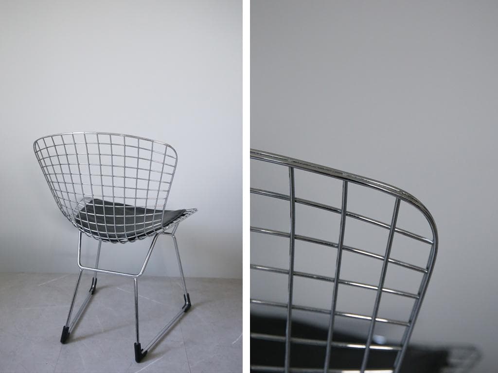 イタリアアンティークワイヤーチェア/ベルトイアstyleチェア(84-120-2