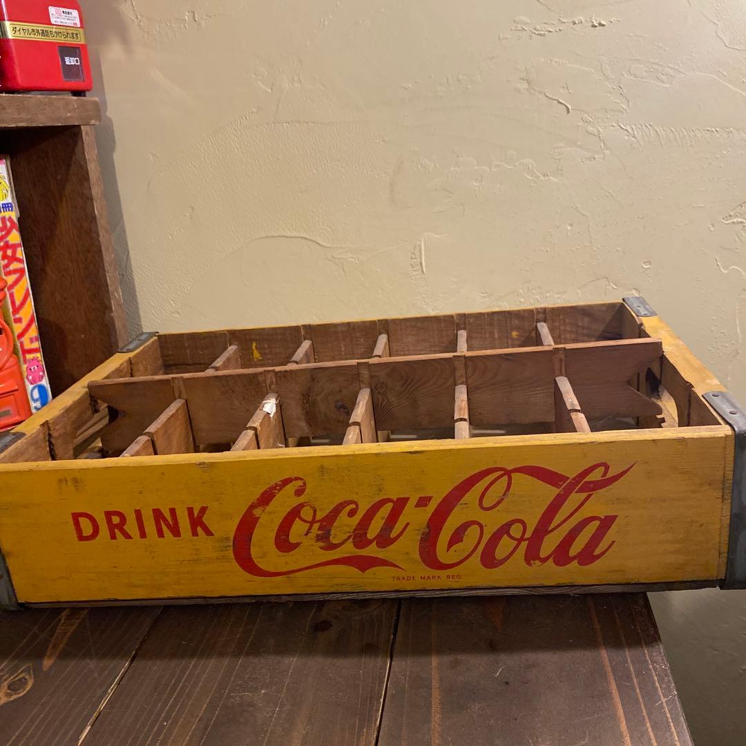 コカ・コーラ 木箱 ビンケース ヴィンテージ アンティーク Coca-Cola