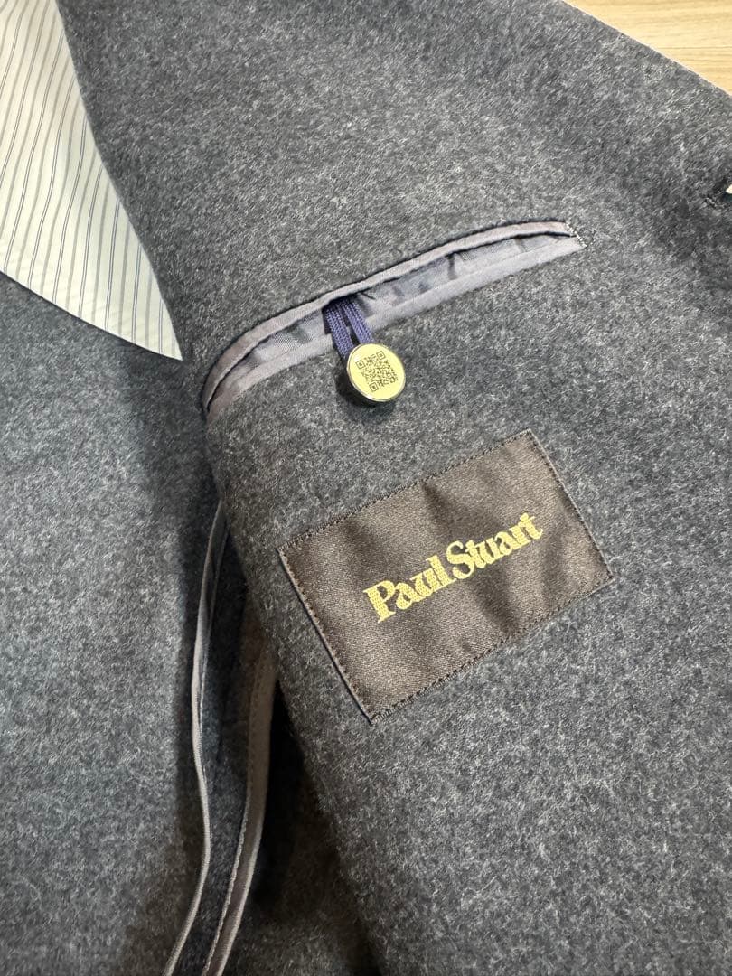 Paul Stuart チャコールグレー チェスターコート