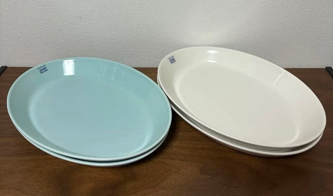 アラビア　koko オーバル　ミント　ホワイト　セット