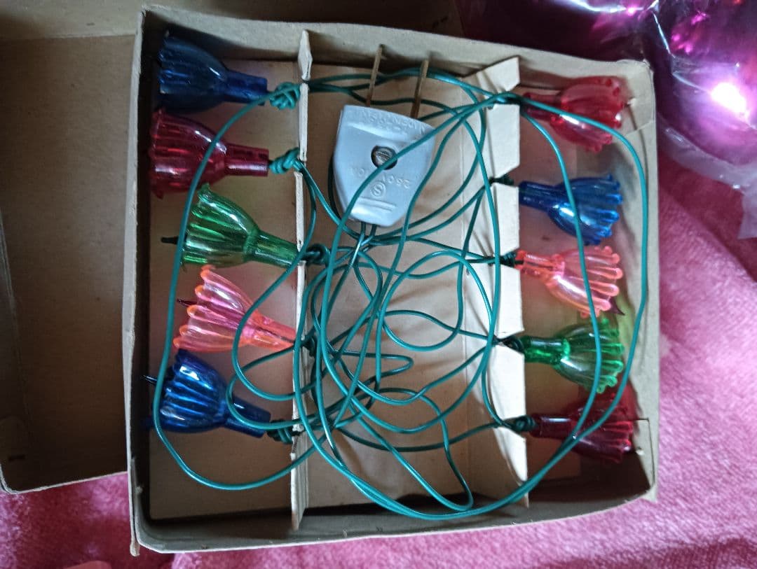 ★昭和レトロ　クリスマス　イルミネーション　アンティーク