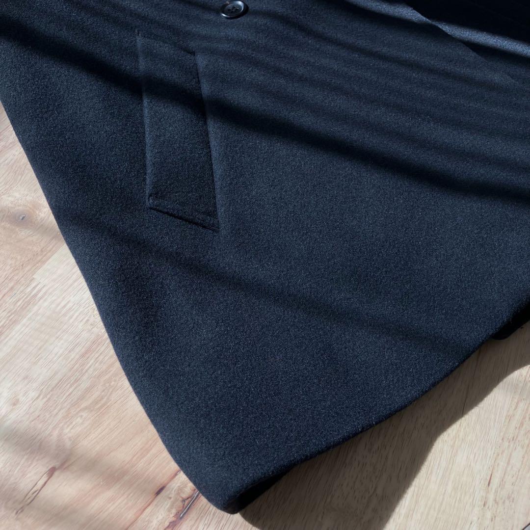 【2024AW】L'ESSAGE MANTECO スタンドショートコート 黒