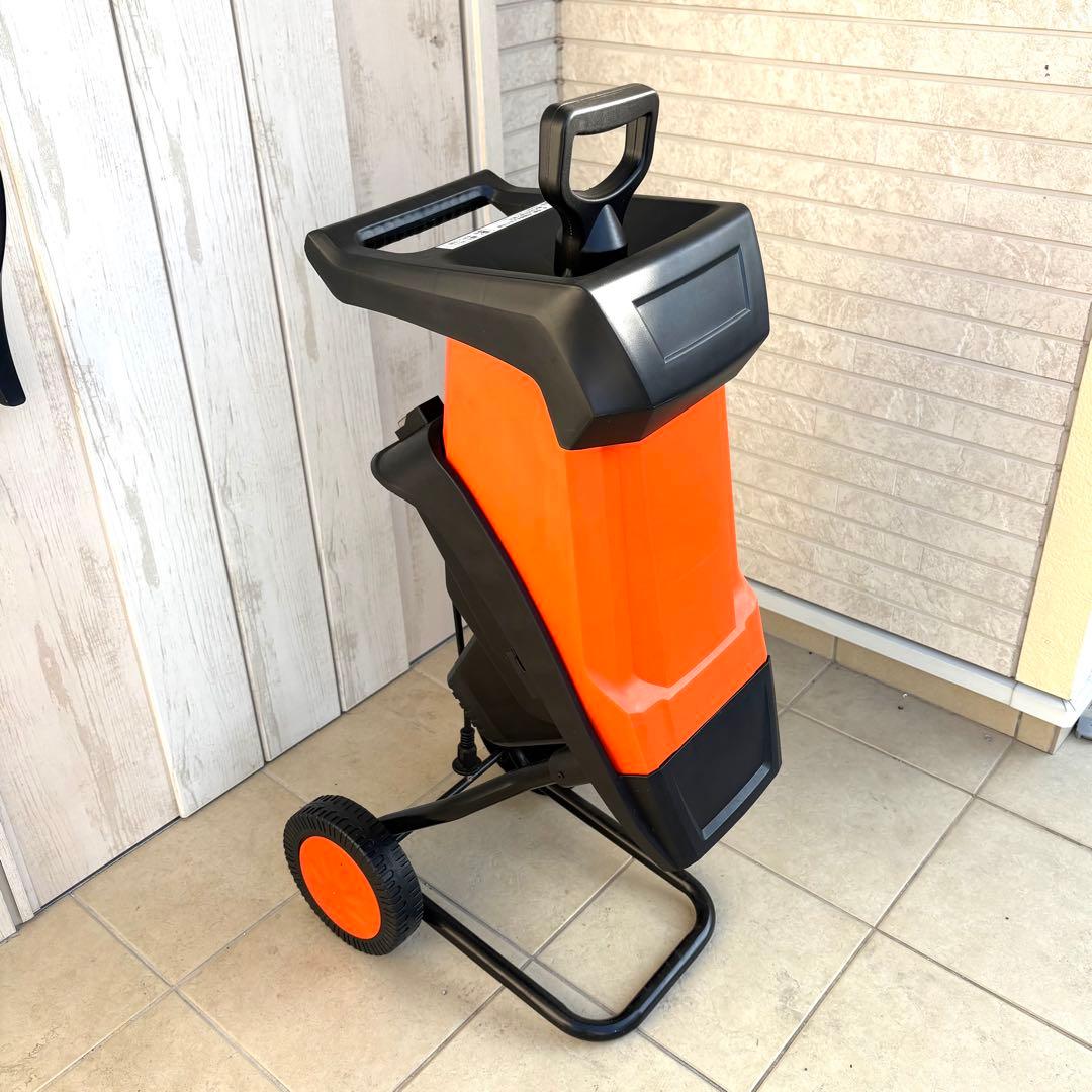 粉砕機 パワフル枝粉砕機 電動 シュレッダー ガーデン 庭木 剪定 木 粉砕