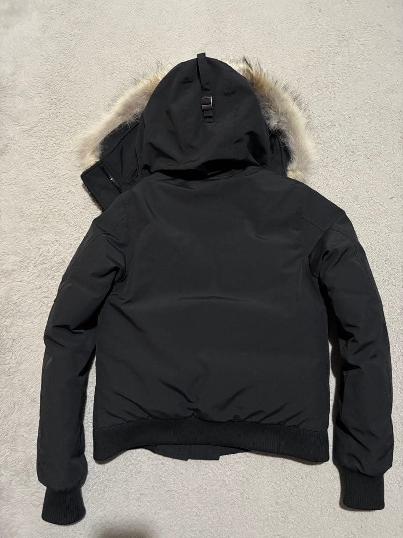 カナダグース ラブラドールボンバー ショートダウン ブラック ファー付き 美品