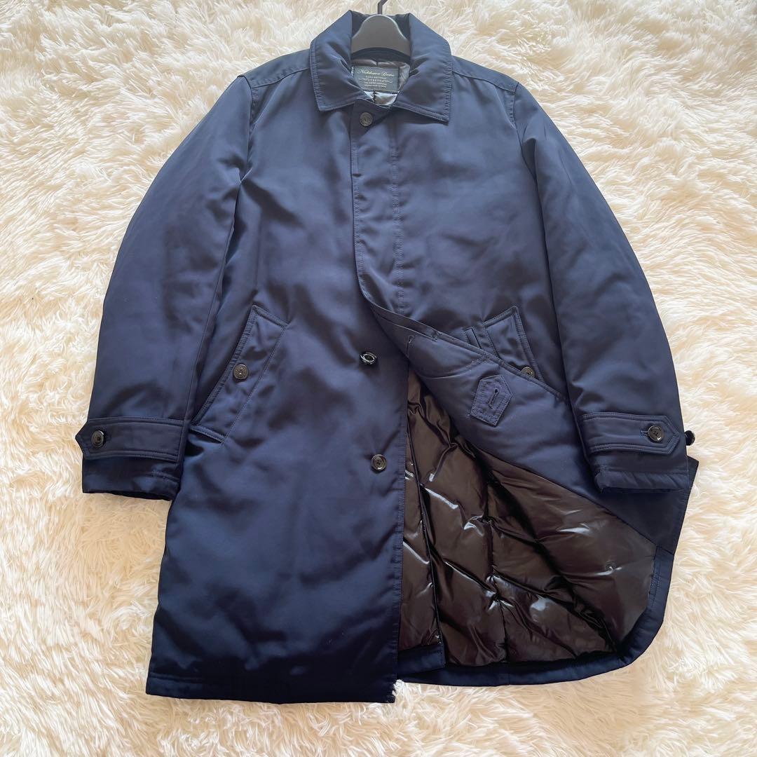 極美品　ナノユニバース×西川ダウン ステンカラーコート ダウンコート Mサイズ