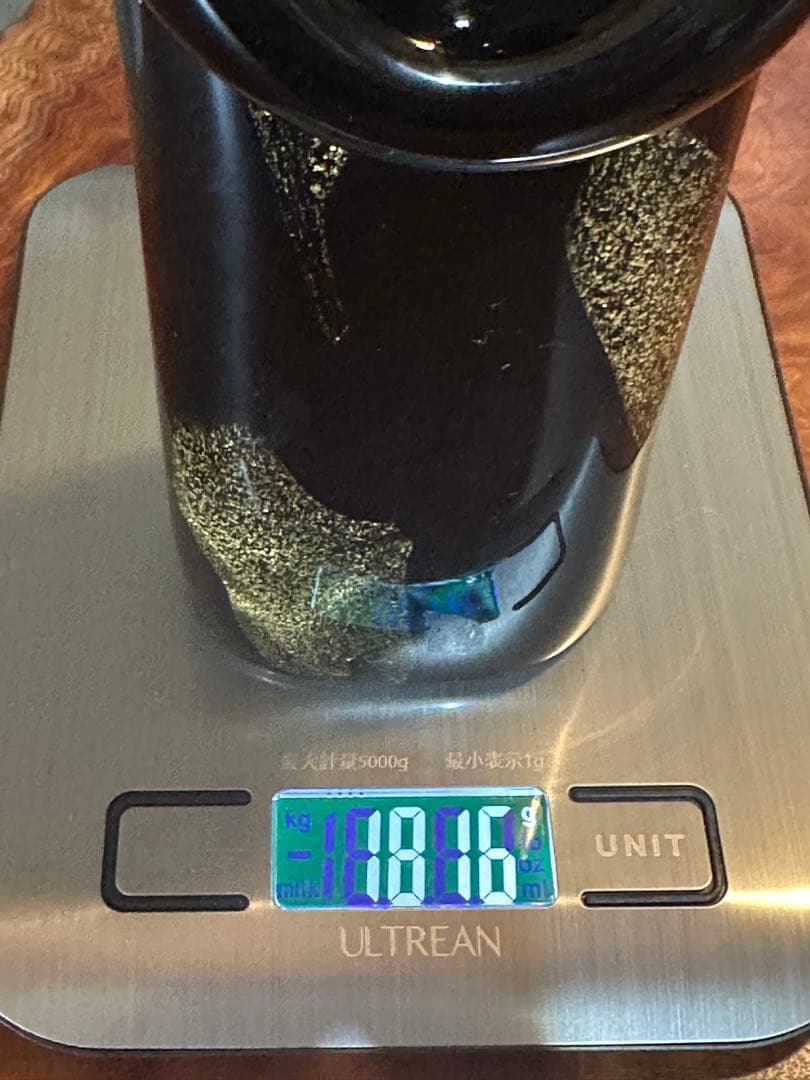 「Seguso Murano」黒いガラス製　置物