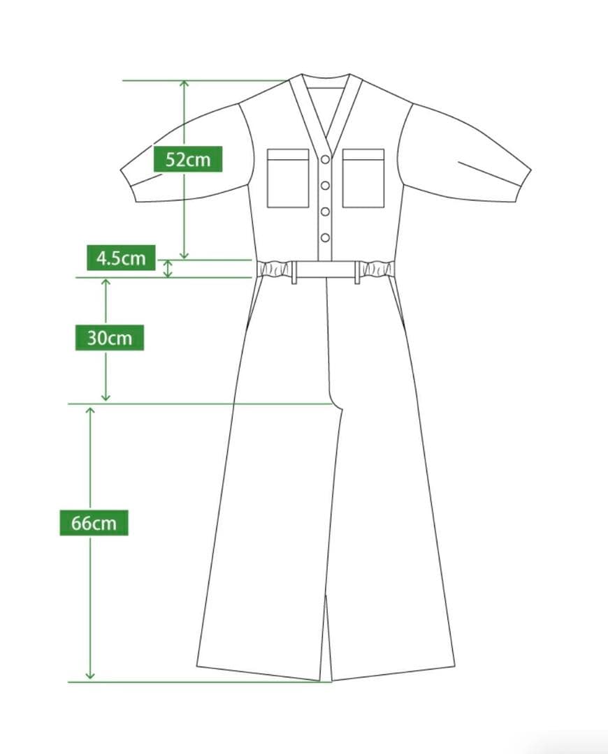 【未使用】meri ミーリー Vネック オールインワン ネイビー