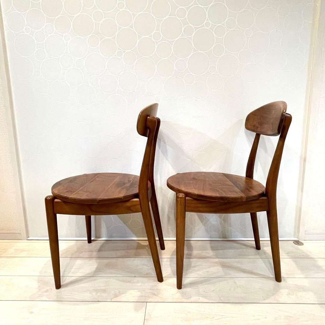 ダイニングチェア 天然木 木製 イス 無垢材 脚セット 椅子 北欧風