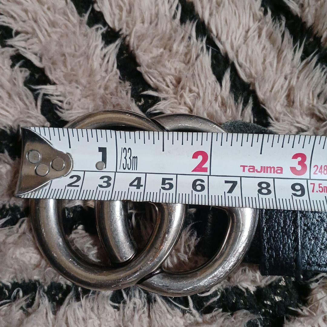 GUCCI ブラック GGバックル ベルト