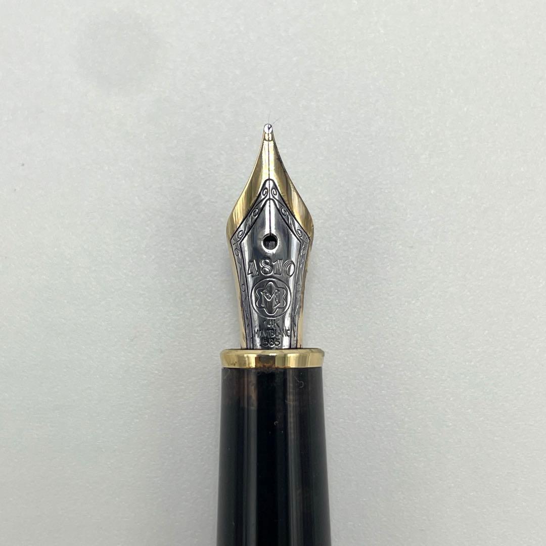 【超美品】モンブラン 万年筆 マイスターシュテュック 14K ボトルインク付属