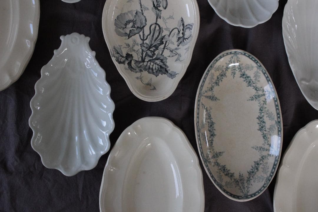 【K】クレイユ モントロー/Mignon 枯れたラヴィエ/フランスアンティーク