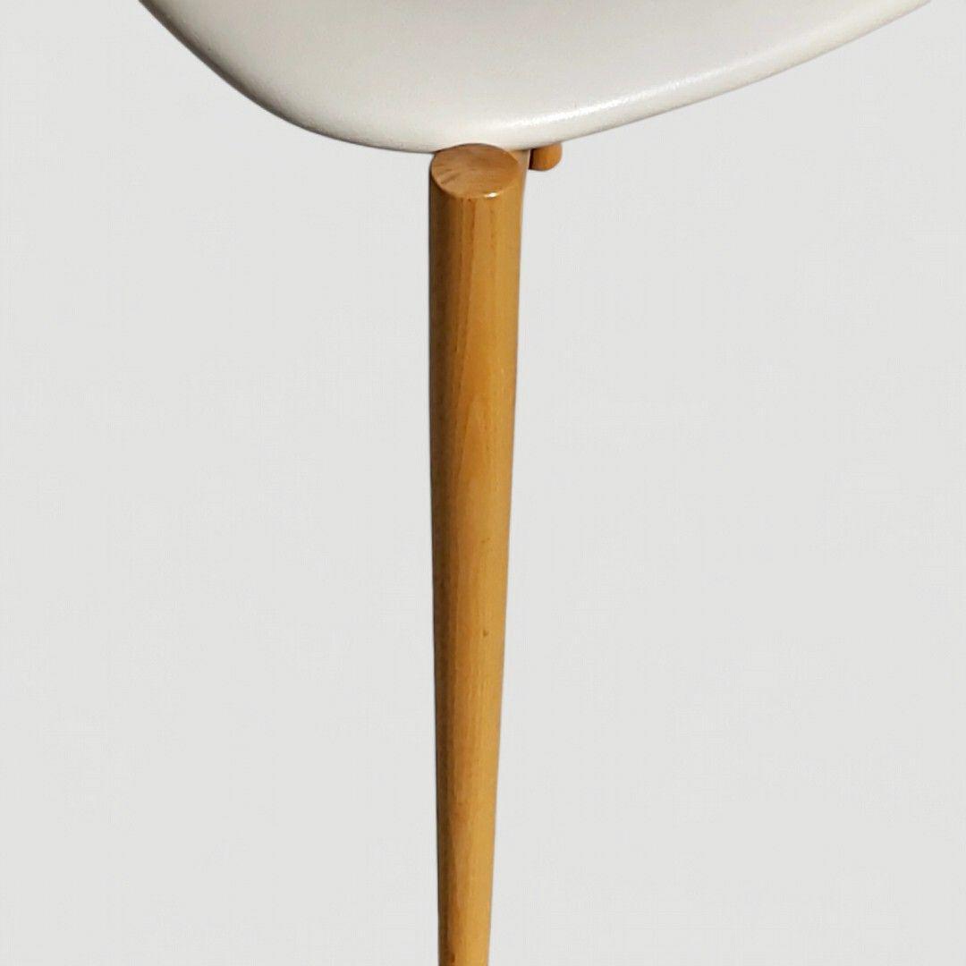 秋田木工 曲木 ダイニングチェア No.0808 IDC大塚家具 ホワイト ②