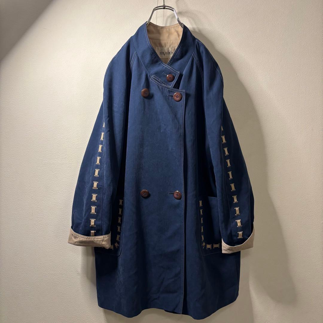 80's 90's vintage 奇天烈 ステンカラーコート オーバーサイズ