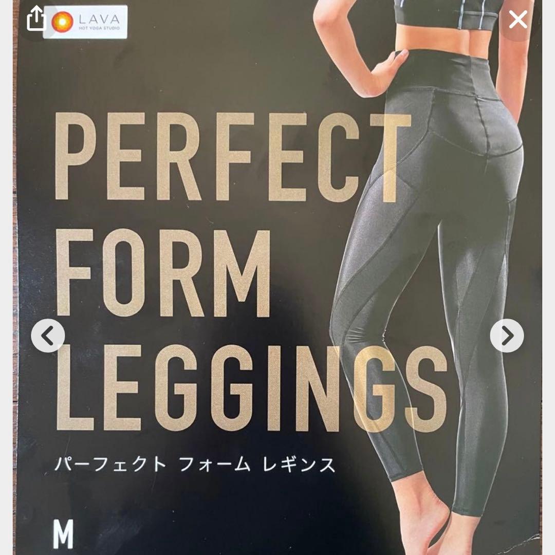 LAVAリンストルパーフェクトフォームレギンス　Mサイズ黒　ヨガ　ピラティス