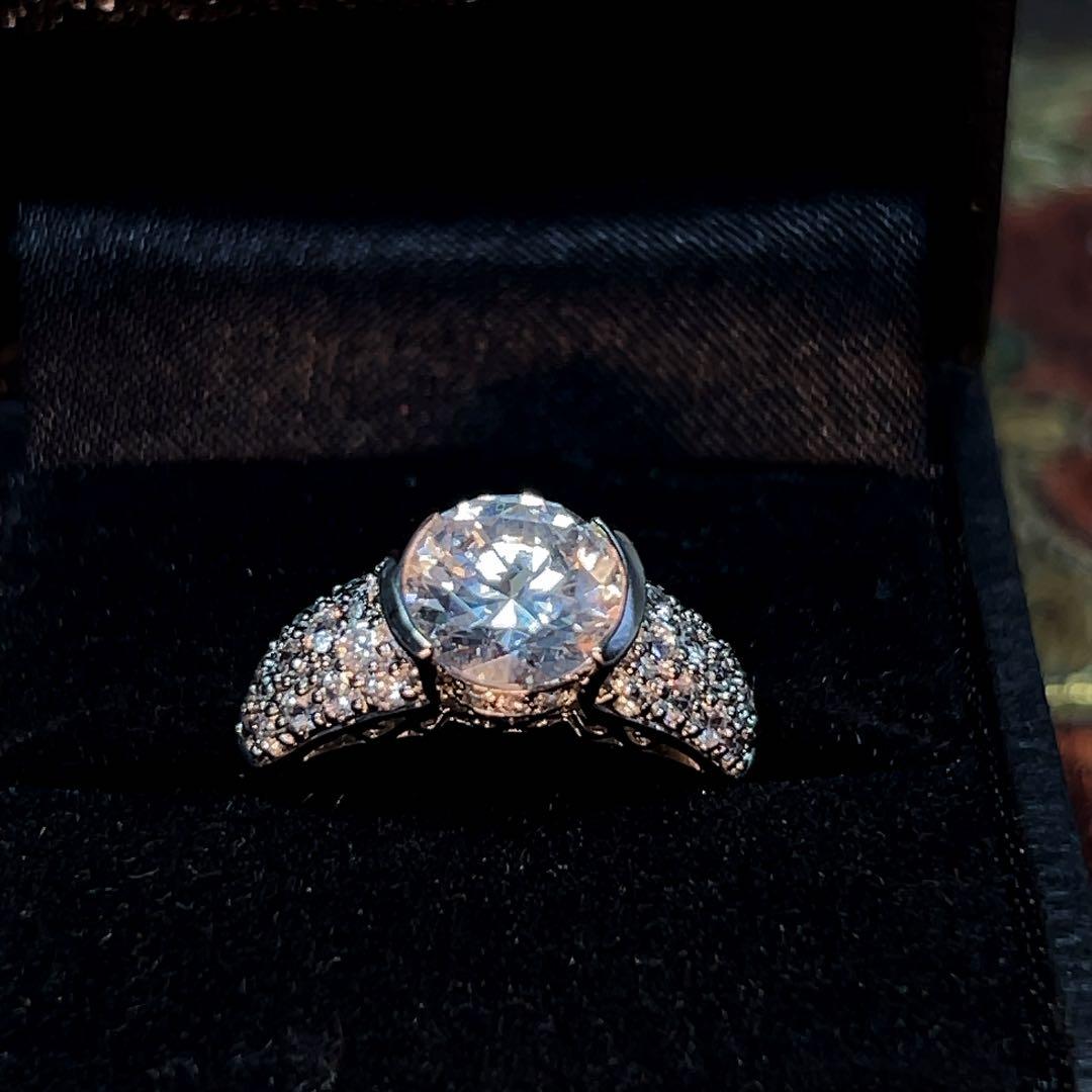 【美品】ete エテ パヴェ リング SV925P 大粒 13号