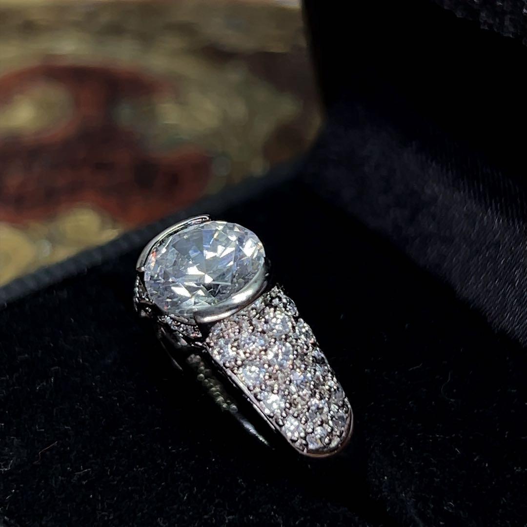 【美品】ete エテ パヴェ リング SV925P 大粒 13号